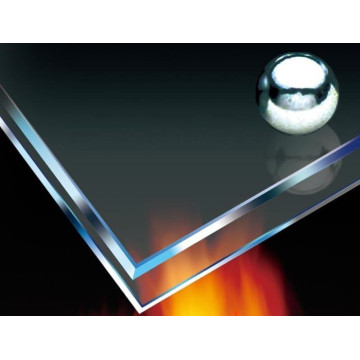 High quality fire-resistant glass for building